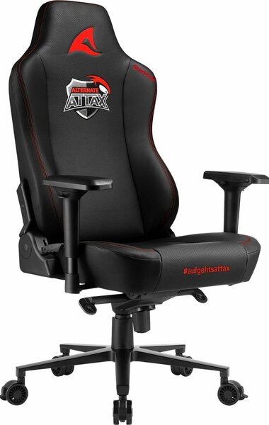 Sharkoon SKILLER SGS40 Gamer szék - Fekete / Piros minta