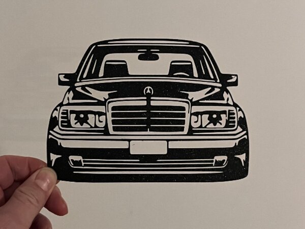 Mercedes W124 Front faldekoráció