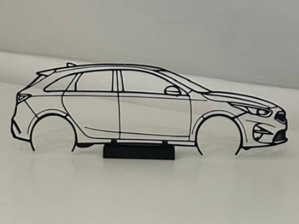 Kia Ceed faldekoráció