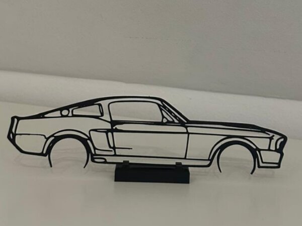 Ford Mustang 1967 faldekoráció