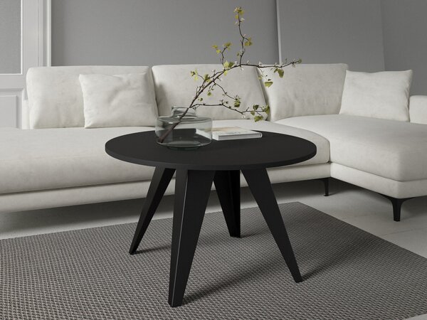Dohányzóasztal Oswego 116, Fém, 50cm, Fekete