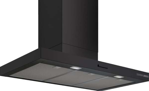 Bosch Serie 4, Falra szerelhető páraelszívó, 90 cm, Fekete, DWB95CC60