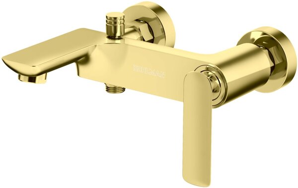 Kohlman Experience Gold kád és zuhany csaptelep fali arany QW110EGD