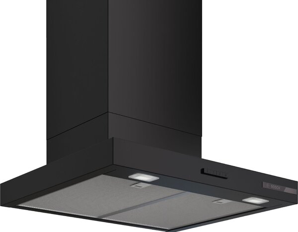 Bosch Serie 2, Falra szerelhető páraelszívó, 60 cm, Fekete, DWB63BC60