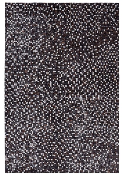 Szőnyeg AKKESE Barna 140 x 200 cm Bőr