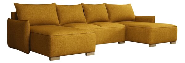 Sarokkanapé Columbus 218, Kárpit, 87x328x155cm