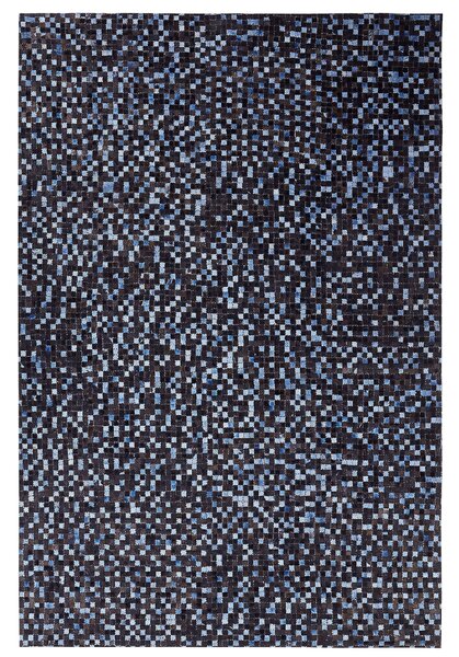 Szőnyeg IKISU Sötétbarna 160 x 230 cm Bőr