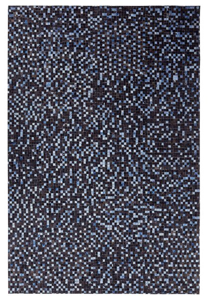 Szőnyeg IKISU Sötétbarna 140 x 200 cm Bőr