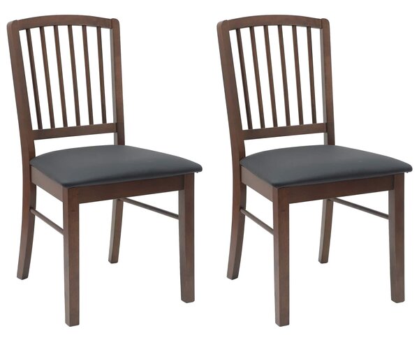 VidaXL Étkező Székek 2 pcs Világos Barna 50 x 52,5 x 91 cm