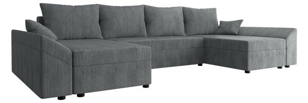 Sarokkanapé Memphis 105, Kárpit, 82x317x140cm