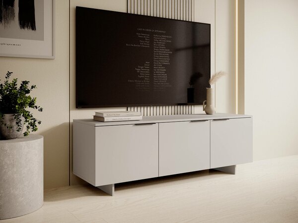 TV-állvány Flotei 107, Laminált forgácslap, 55x150x42cm, Bézs
