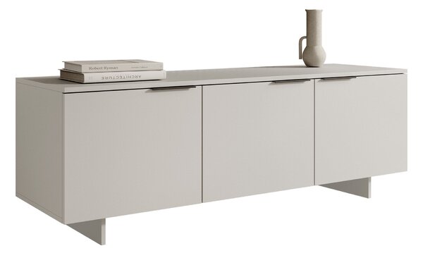 TV-állvány Flotei 107, Laminált forgácslap, 55x150x42cm, Bézs
