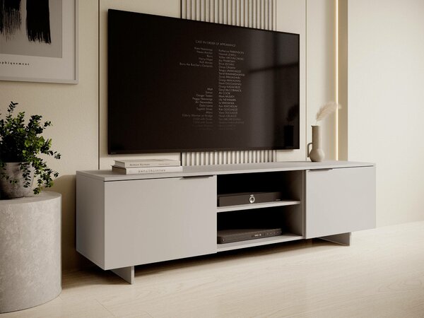 TV-állvány Flotei 105, Laminált forgácslap, 55x180x42cm, Bézs