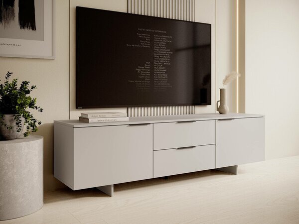 TV-állvány Flotei 106, Laminált forgácslap, 55x180x42cm, Bézs