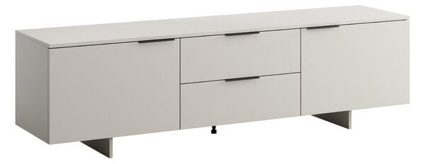 TV-állvány Flotei 106, Laminált forgácslap, 55x180x42cm, Bézs