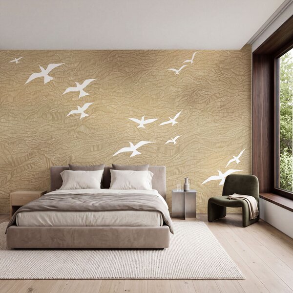 Fotótapéta Madárraj repül az égen, Természet fotótapéta, Népszerű fotótapéta, t01092 - Tapeko.hu