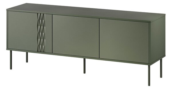 TV-állvány Tolete 104, Laminált forgácslap, 55x150x40cm, Zöld
