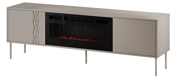 TV-állvány Tolete 107, Laminált forgácslap, 55x180x40cm, Bézs