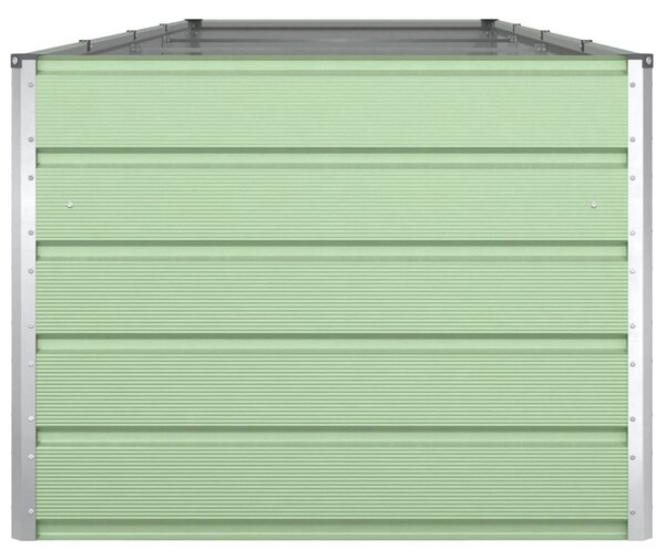 VidaXL Növénytartó Pasztell Zöld 385 x 100 x 75 cm Horganyzott acél