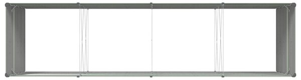 VidaXL Növénytartó Pasztell Zöld 385 x 100 x 75 cm Horganyzott acél