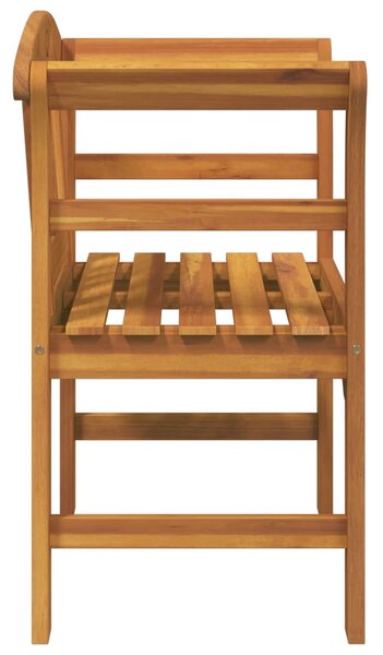 VidaXL pad Természetes Olaj Bevonat 68,5 x 46 x 82,5 cm Tömör Akácfa