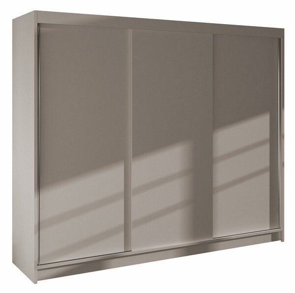 Gardróbszekrény Closico Durion II, Laminált forgácslap, 215x200x58cm, Kasmír