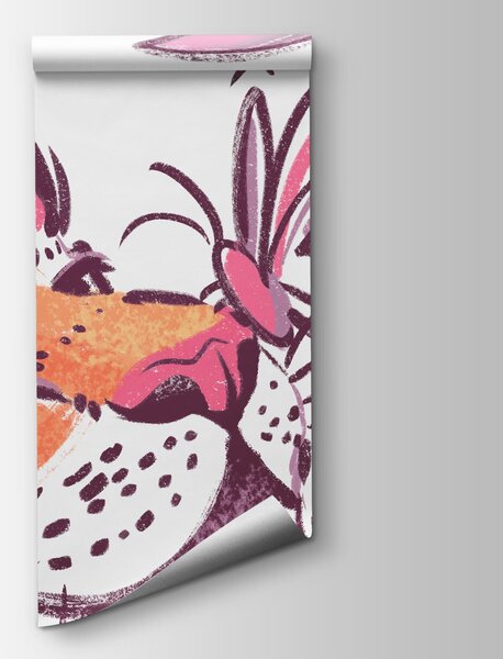 Fotótapéta Tigris, akinek pillangók vannak a szájában, Állatos fotótapéta, Népszerű fotótapéta, t01032v4 - Tapeko.hu