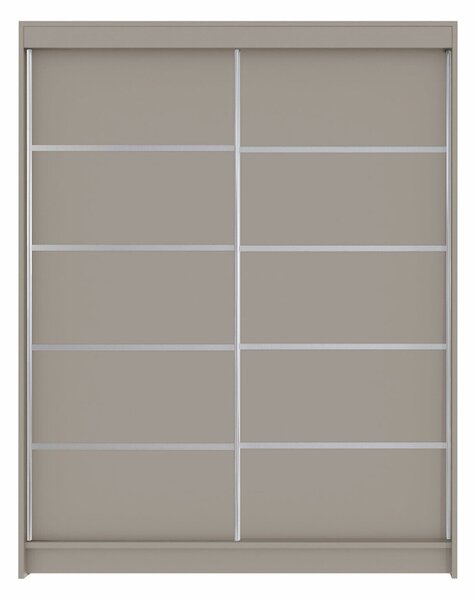 Gardróbszekrény Closico Vastor IV, Laminált forgácslap, 200x150x58cm, Kasmír