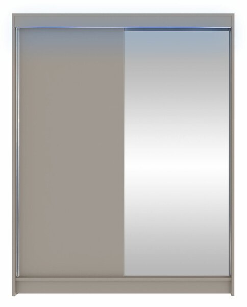 Gardróbszekrény Closico Vastor I, Laminált forgácslap, 200x150x58cm, Kasmír
