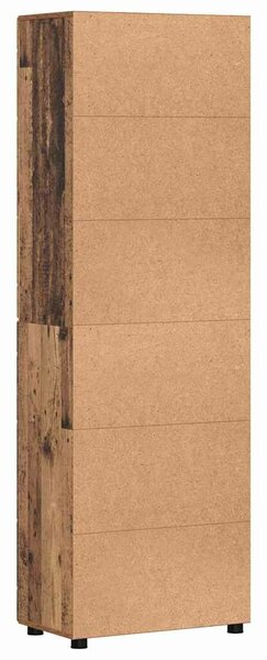 VidaXL Magasfiú FLORIN 60 x 35 x 182 cm Öreg fa Szerelt Fa