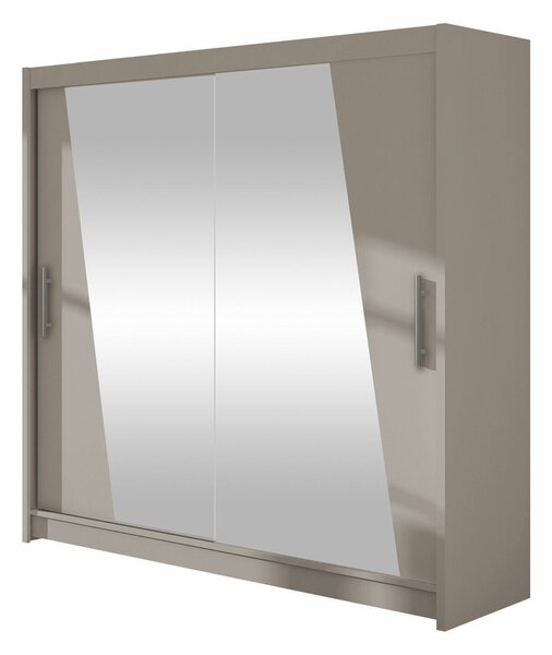Gardróbszekrény Closico Pallor XIV, Laminált forgácslap, 215x180x58cm, Kasmír