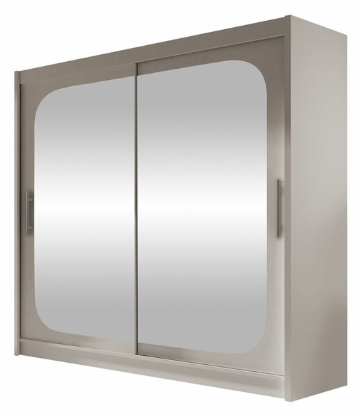 Gardróbszekrény Closico Pallor VIII, Laminált forgácslap, 215x180x58cm, Kasmír