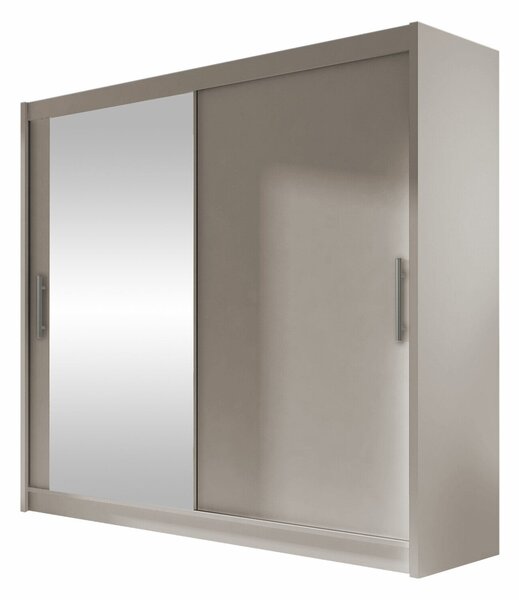 Gardróbszekrény Closico Pallor VI, Laminált forgácslap, 215x180x58cm, Kasmír