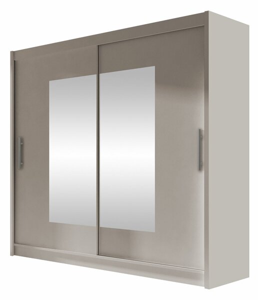 Gardróbszekrény Closico Pallor VII, Laminált forgácslap, 215x180x58cm, Kasmír