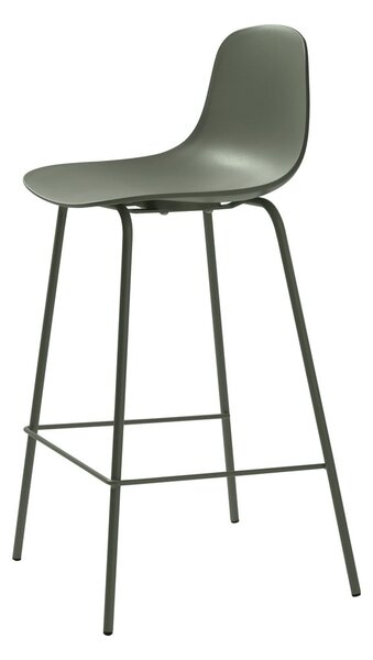 Khaki műanyag bárszék (ülésmagasság 67,5 cm) Whitby – Unique Furniture