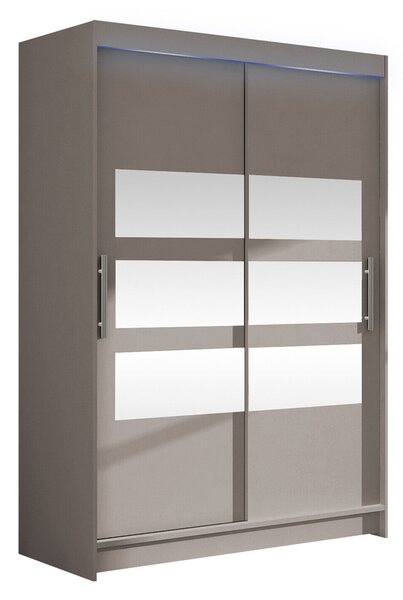 Gardróbszekrény Closico Pacron V, Laminált forgácslap, 200x120x58cm, Kasmír