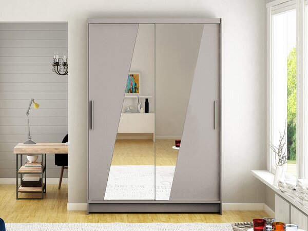 Gardróbszekrény Closico Pacron VIII, Laminált forgácslap, 200x120x58cm, Kasmír