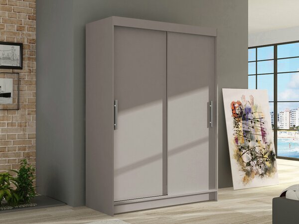 Gardróbszekrény Closico Pacron I, Laminált forgácslap, 200x120x58cm, Kasmír