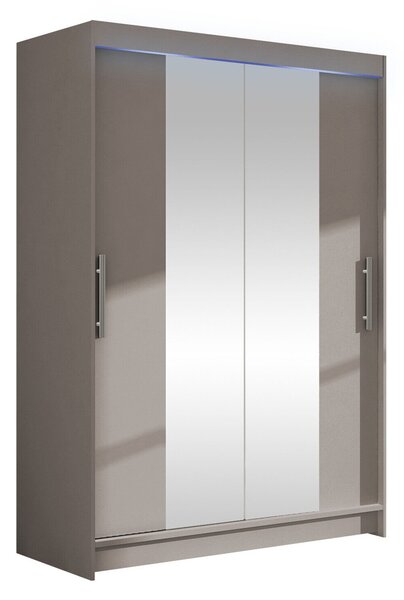 Gardróbszekrény Closico Pacron II, Laminált forgácslap, 200x120x58cm, Kasmír