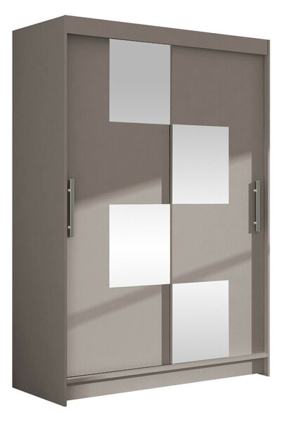Gardróbszekrény Closico Pacron III, Laminált forgácslap, 200x120x58cm, Kasmír