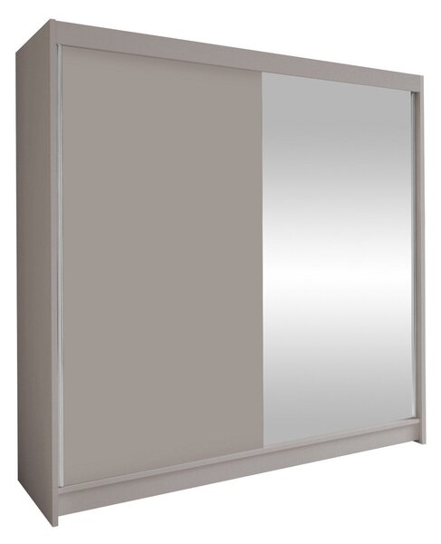 Gardróbszekrény Closico Cavaris I, Laminált forgácslap, 215x180x58cm, Kasmír