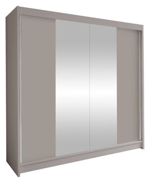 Gardróbszekrény Closico Cavaris II, Laminált forgácslap, 215x180x58cm, Kasmír