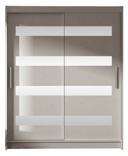 Gardróbszekrény Closico Camera XIII, Laminált forgácslap, 200x150x58cm, Kasmír