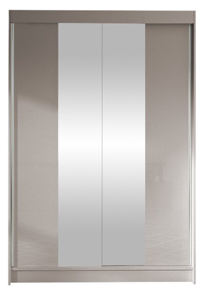 Gardróbszekrény Closico Salvor II, Laminált forgácslap, 200x120x58cm, Kasmír