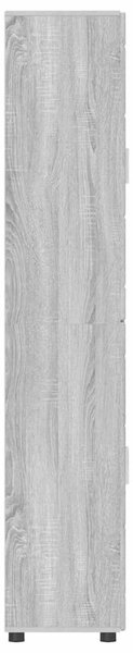 VidaXL Magasfiú FLORIN 60 x 35 x 182 cm Szürke Sonoma Szerelt Fa