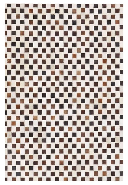 Szőnyeg KAYABEY Bézs 140 x 200 cm Bőr