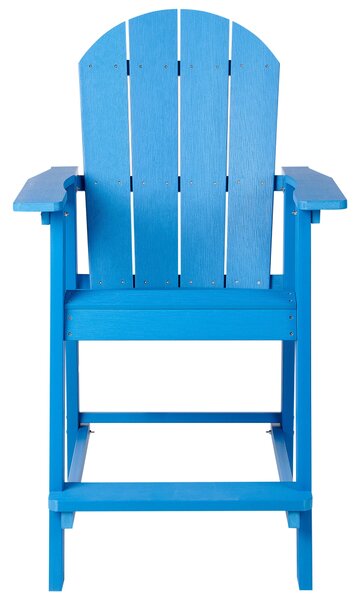 Kerti bárszék ADIRONDACK Szintetikus anyag Kék