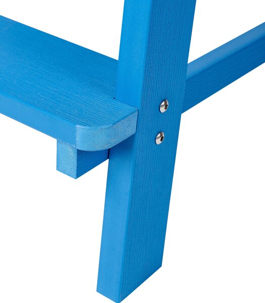 Kerti bárszék ADIRONDACK Szintetikus anyag Kék