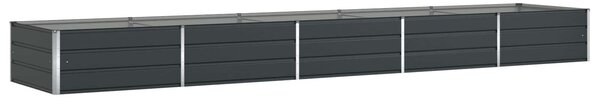VidaXL Növénytartó Antracit 480 x 100 x 45 cm Horganyzott acél