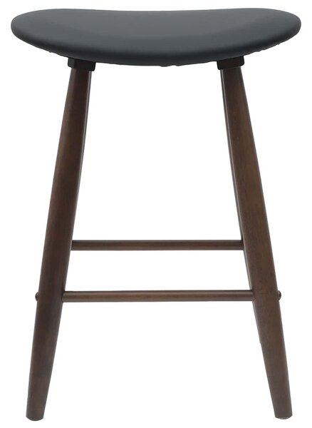 VidaXL Étkező Székek 2 db Tömör Gumi Fa Világos Barna 46 x 37 x 63 cm